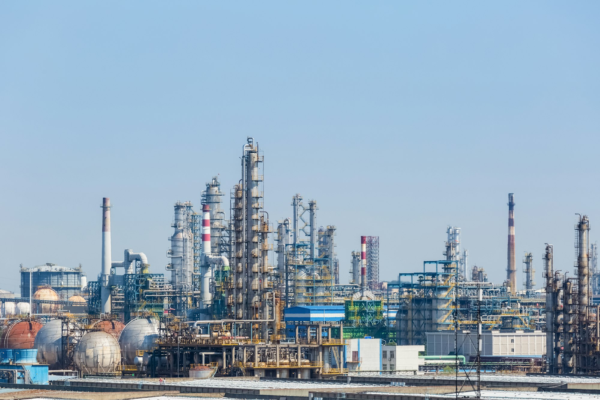 petrochemical oil refinery